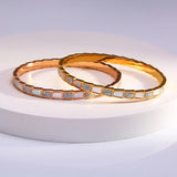 Stainless Steel CZ Cuff Bracelet for Women