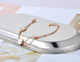 Stainless Steel Charm Bracelet with Acrylic & Shell Charms