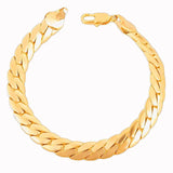 Punk 9MM Cuban Link Snake Chain Bracelet - Men Women Jewelry