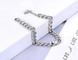 Hiphop/Rock CZ Crystal Chain Bracelet 18K Plated Bohemia Charm Party Bracelet