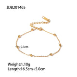 Uworld Bead Chain Bracelet for Women Party Gift Dainty Bracelet Stainless Steel