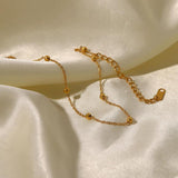 Uworld Bead Chain Bracelet for Women Party Gift Dainty Bracelet Stainless Steel
