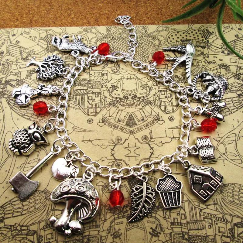 Little Red Fairy Tale Charm Bracelet for Kids