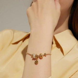 Zircon Small Heart Bracelet for Women Girls