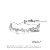 Irregular CZ Bracelet Adjustable Size for Women Girls