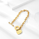Proverbs 4:23 Heart Charm Bracelet for Women