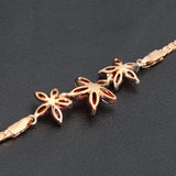 Multicolour Flower Rose Bracelet Austrian Crystals ZYH019-ZYH023