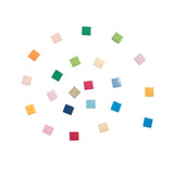 Rainbow Enamel Tila Bracelet LOVE Letterbeads DIY Metal Strand Wristband