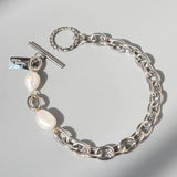 Freshwater Pearl Bracelet For Women Stainless Steel Jewelry