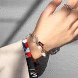 Freshwater Pearl Bracelet For Women Stainless Steel Jewelry