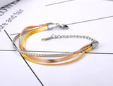 Titanium Stainless Steel Snake Chain Bracelet for Women Bohemia Party Jewelry