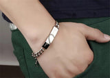 Gold-Color Heart Bracelets Bangles Stainless Steel Wedding Bracelets