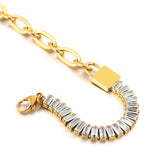 Zircon Charm Bracelets For Women Chain Bracelets Jewelry Gift