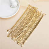 Cuban Chain Bracelets Women Copper Ethiopian Party Jewelry