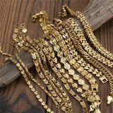 Cuban Chain Bracelets Women Copper Ethiopian Party Jewelry