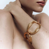 Vintage Metal Alloy Bracelet Bangle High Jewelry for Women Girls