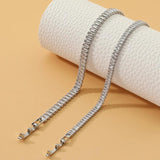 Clear Zircon Sqaure Bracelet for Women