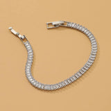 Clear Zircon Sqaure Bracelet for Women
