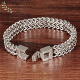 Charmhouse 316L Stainless Steel Bracelet 12mm Weaver Chain Bangles
