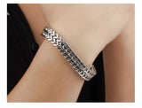 Charmhouse 316L Stainless Steel Bracelet 12mm Weaver Chain Bangles