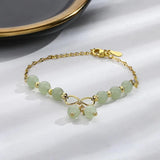 Women's Cherry Penda Bracelet with Hetian Jade Bow