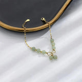 Women's Cherry Penda Bracelet with Hetian Jade Bow