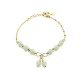 Women's Cherry Penda Bracelet with Hetian Jade Bow