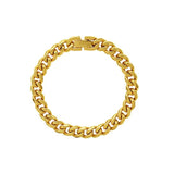 Stylish Stainless Steel 8mm Thick Watch Clasp Bangles