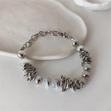 Metal Tie Knot Opals Hand Catenary South Korea's Stylish Bracelet