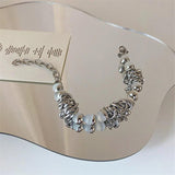 Metal Tie Knot Opals Hand Catenary South Korea's Stylish Bracelet