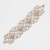 Rhinestone Bridal Wedding Charm Bracelet for Women