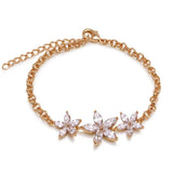 Multicolor Flowers Zircon Bracelet Women AAA+ Jewelry