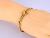 Double-layer Geometric Knot Charm Bracelet For Women