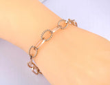 Hiphop/Rock Titanium Steel Charm Bracelet Bangle Bohemia Chain & Link JB21116