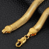 6MM Snake Chain Bracelet Soft Bone Link Party Christmas Women Men