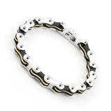 Stainless Steel Punk Biker Bracelet Bike Chain Jewelry for Men & Women