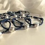 Silver Zodiac Bracelet for Women Birthday Gift Retro Jewelry