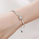 S925 Heart Zircon Bracelet For Women Jewelry FQL22181