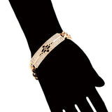 18 Plated Micro Inlay Zircon Bracelets for Women Men