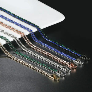 CZ Tennis Bracelet & Bangle for Women, Couple Zircon Chain Hand Jewelry