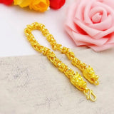 Men's Pure Dragon Head Bracelet 20CM
