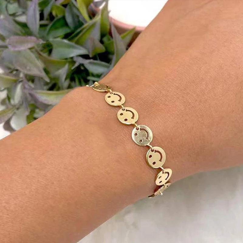 European & American Style Happy Face Bracelet