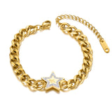 Good Luck Star Chain Bracelet for Women