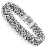 Stainless Steel Men's Link Chain Bracelet Male Accessories