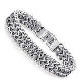 Stainless Steel Men's Link Chain Bracelet Male Accessories