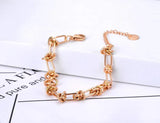 Hiphop/Rock Titanium Stainless Steel Chain Bracelet - JB21122