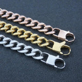 Men's Stainless Steel ID Chain Bracelet