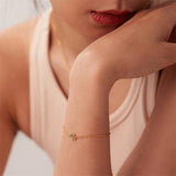 Youthway Snake CZ Bracelet for Women High 18K Plated Waterproof
