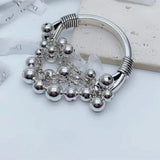 Vintage Punk Ball Bracelet for Women Geometric Birthday Party Jewelry