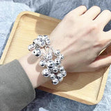 Vintage Punk Ball Bracelet for Women Geometric Birthday Party Jewelry